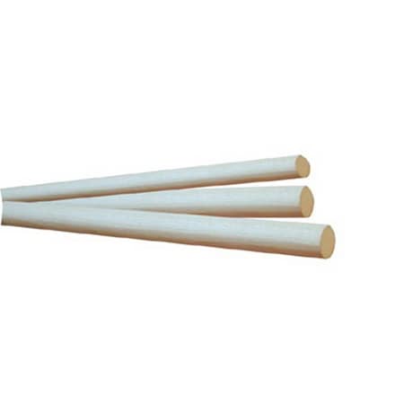 Dendesigns 0.38 x 36 in. Wood Dowel Rods - Red Oak DE2585067